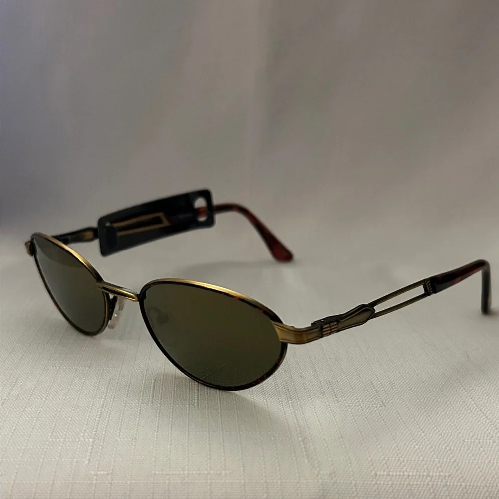 Vintage Notorio N121 Stylish Gold/Tortoiseshell Sunglasses - Picture 2 of 6
